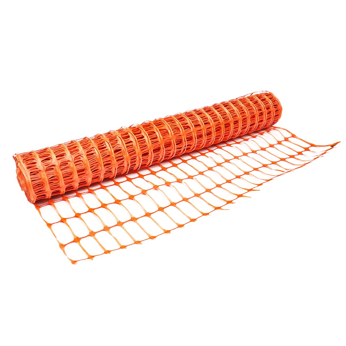 Plasa gard delimitare lucrari 1mx50m cu ochi 70x40mm, 110g/m portocaliu
